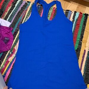 lululemon athletica Blue Tank Top